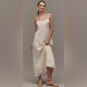 Cami NYC Luz Sleeveless Silk Blend Metallic Maxi Dress Small